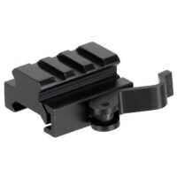Weaver-Riser / Visiererhöhung für 20mm Schiene inkl. Schnellspanner (4cm / 3 Slots)