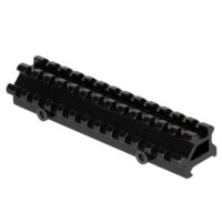 Weaverschiene_Weaverrail_Visier_Erhoehung_mit_45_Grad_Offset_incl_Schnellspanner_14cm_side