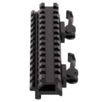 Weaverschiene_Weaverrail_Visier_Erhoehung_mit_45_Grad_Offset_incl_Schnellspanner_14cm_top