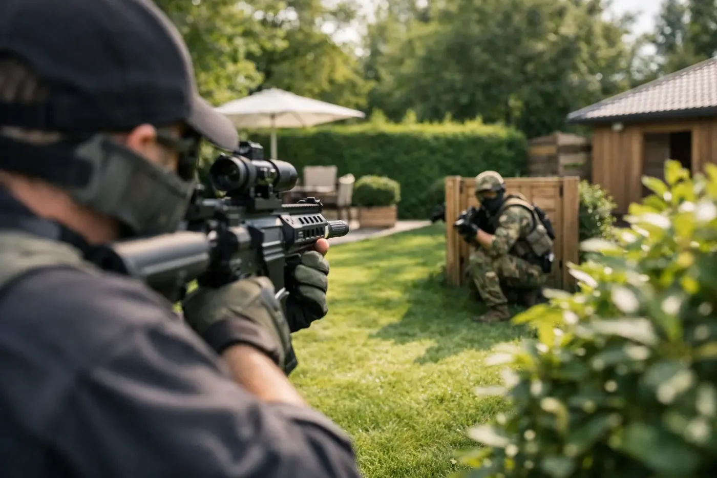 Airsoft im Garten erlaubt? Das gilt