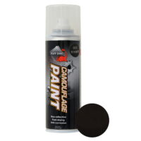 PuffDino Tarnfarbe / Sprühfarbe 220ml (Flat Black)