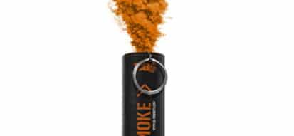 Enola_gaye_Wire_pull_eg25_smoke_grenade_orange