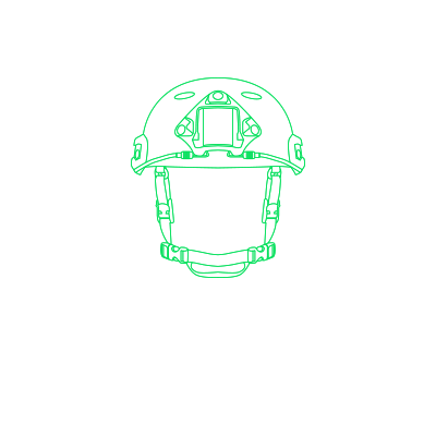 Airsoft safety helmets