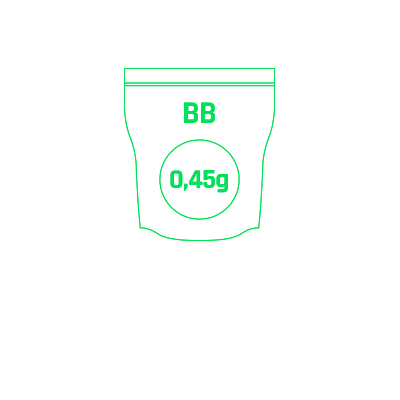 0,45g Airsoft BB´s