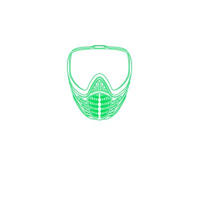 Virtual paintball masks
