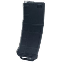 AMAROK M4 AEG Mid-Cap 250-Schuss Polymer Airsoft Magazin (schwarz/smoke top)