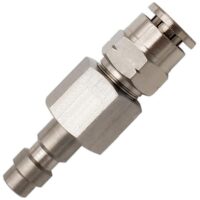PowAir Airsoft HPA Line US Fitting Adapter für 6mm HPA Schlauch (Vollmetall)