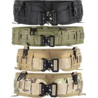 DELTA SIX Laser Cut Battle Belt Molle system belt with metal buckle