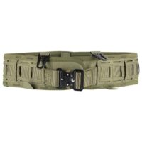 DELTA_SIX_Laser_Cut_Battle_Belt_Mollesystem_Gurtel_mit_Metall_Schnalle_Oliv