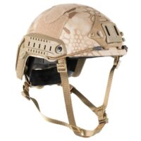 DELTA SIX Tactical MH Pro FAST Helmet for Paintball / Airsoft (Desert Kryptec)