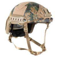 DELTA SIX Tactical MH Pro FAST Helmet for Paintball / Airsoft (Digital Woodland)