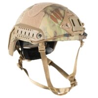 DELTA SIX Tactical MH Pro FAST Helmet for Paintball / Airsoft (Forest Kryptec)