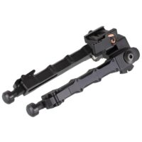DELTA SIX Airsoft/Airsoft Automatic Bipod Zweibein für 20mm Weaverschiene (5-fach verstellbar)