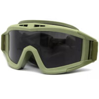 DELTA SIX V1 Airsoft goggles (olive, 3 lenses)