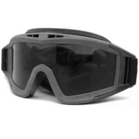 DELTA SIX V1 Airsoft safety glasses (black, 3 lenses)
