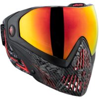Dye I5 Paintball Thermal Mask IM Shields (Black/Red)