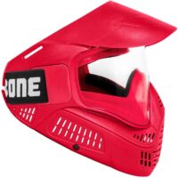 FIELD Paintball Mask #ONE-Single/Rubber V2 (red)