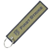 First Strike Schlüsselanhänger mit Logo (Oliv)