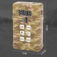 Bombenattrappe mit Countdown / C4 Simulation für Airsoft Szenarios & MagFed Events (Multicam)