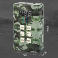 Bombenattrappe mit Countdown / C4 Simulation für Airsoft Szenarios & MagFed Events (Woodland)