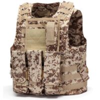 DELTA SIX Tactical Molle Vest with Pockets (Digital Desert Camo)