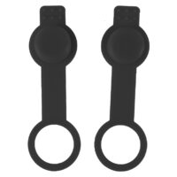 Powair Füllnippel Cover / Staubschutz für HP Regulatoren (2er Pack) SCHWARZ