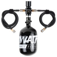 PowAir V1 DUAL Airsoft HPA Set mit HPA System, Regulator & 2 Schläuchen (Ultralite) - 300 Bar