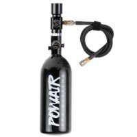 PowAir Airsoft HPA Set mit HPA System, V1 Regulator & Schlauch (Basic) - 200 Bar