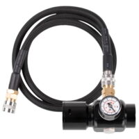 PowAir V1 Airsoft HPA Regulator mit Schlauchsystem (0-230 PSI)
