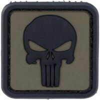 Airsoft / Airsoft PVC Klettpatch (Punisher - oliv)