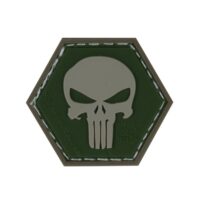 Airsoft / Airsoft PVC Klettpatch (Punisher - Hexagon / multicam)