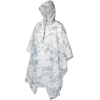 Premium Rip-Stop Regenponcho in Tarnfarbe (Schnee-Tarn)
