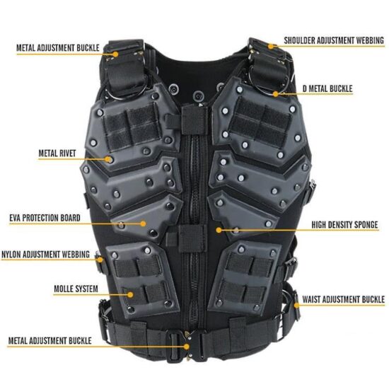 Taktischer_Oberkoerper_Panzer_Paintball_Airsoft_schwarz_details-1