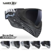Virtue VIO X6 Paintball Mask (Black Storm)