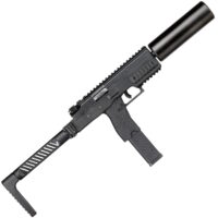 VORSK VMP-1 SMG Deluxe-Set Airsoft Maschinenpistole GBB (schwarz) Semi