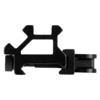 Weaverschiene_Weaverrail_Visier_Erhoehung_mit_45_Grad_Offset_incl_Schnellspanner_14cm_offset