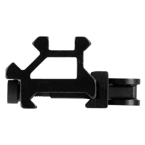 Weaverschiene_Weaverrail_Visier_Erhoehung_mit_45_Grad_Offset_incl_Schnellspanner_14cm_offset