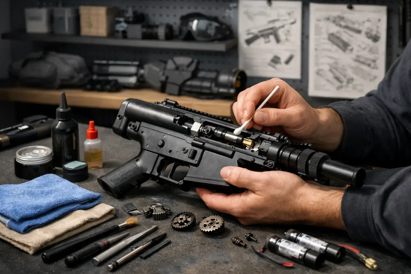 Airsoft AEG Wartung selber machen leicht erklärt