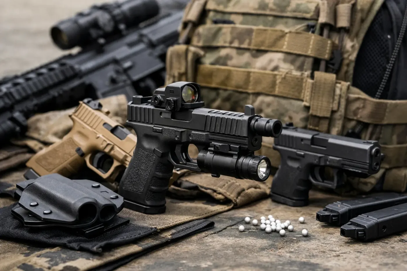 Die besten Airsoft Backup Waffen für dein Loadout