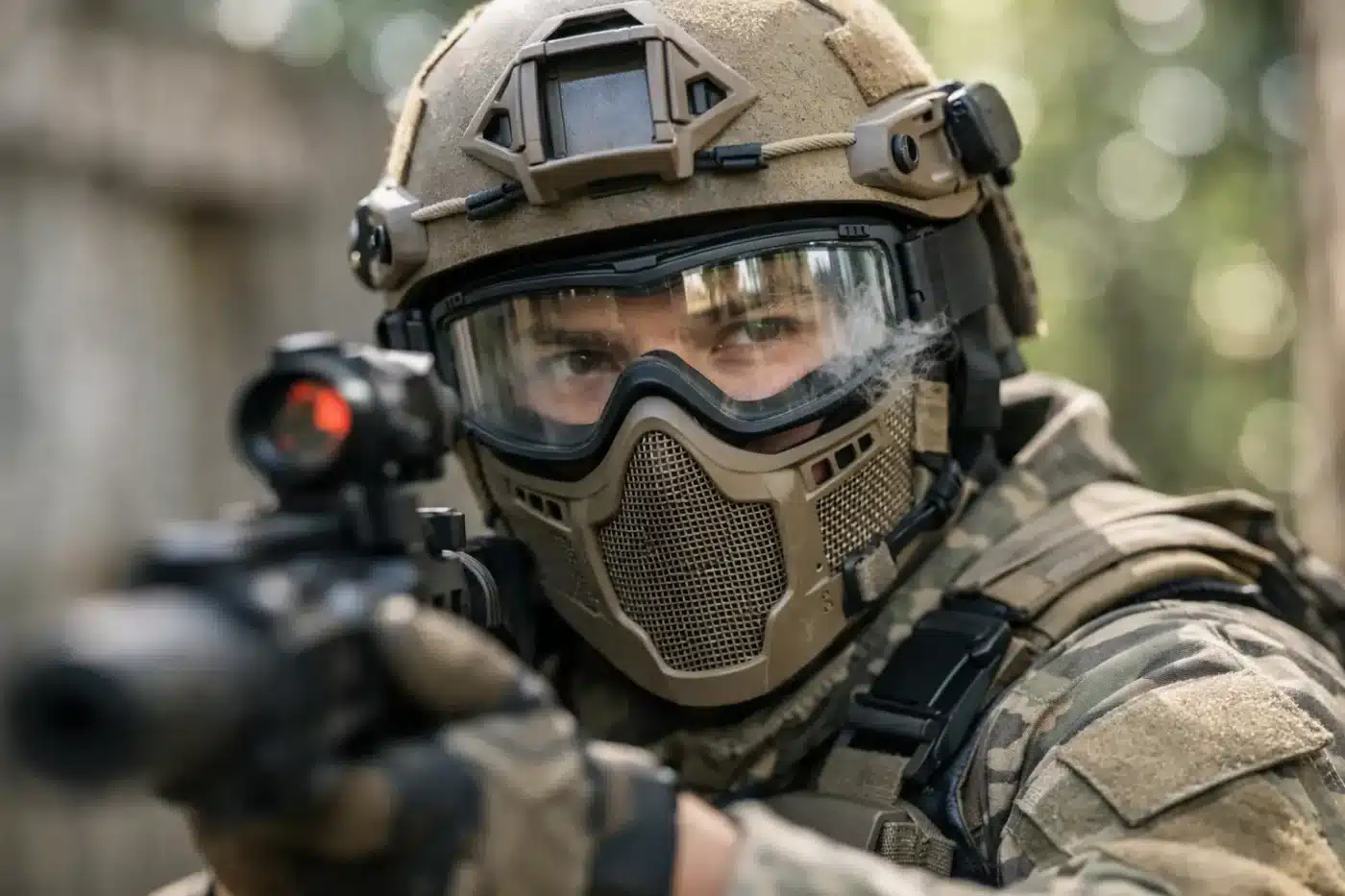 Airsoft Gesichtsschutz beschlägt nicht - so klappt es