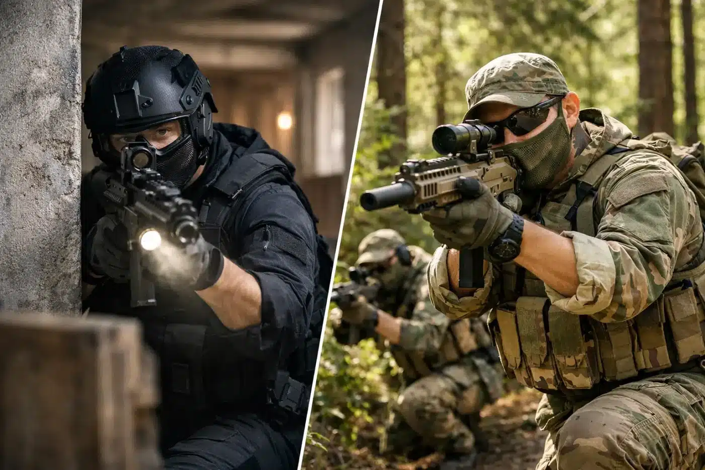 CQB oder Outdoor Airsoft: Was passt zu dir?