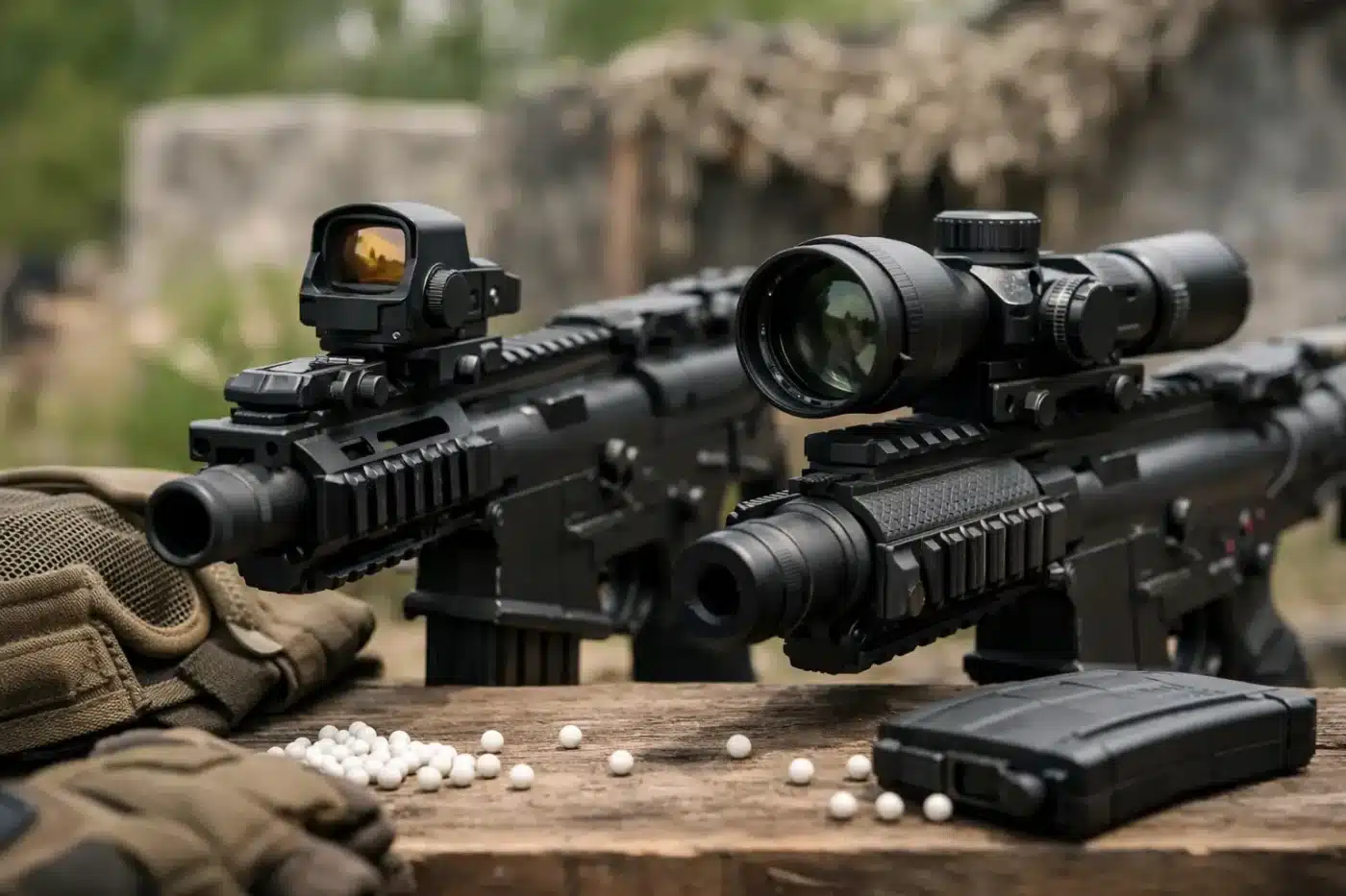Red Dot oder Zielfernrohr beim Airsoft?