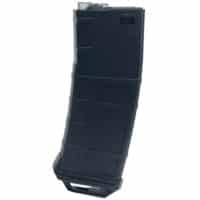 AMAROK M4 AEG Mid-Cap 250-Schuss Polymer Airsoft Magazin (schwarz/smoke top)
