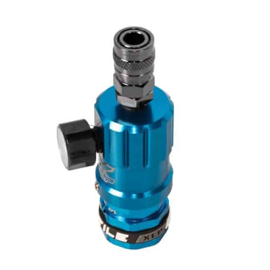 HK_Army_Hostile_XLP_Airsoft_Regulator_Top_Port_Quick_Disconnect_blau_front-jpg