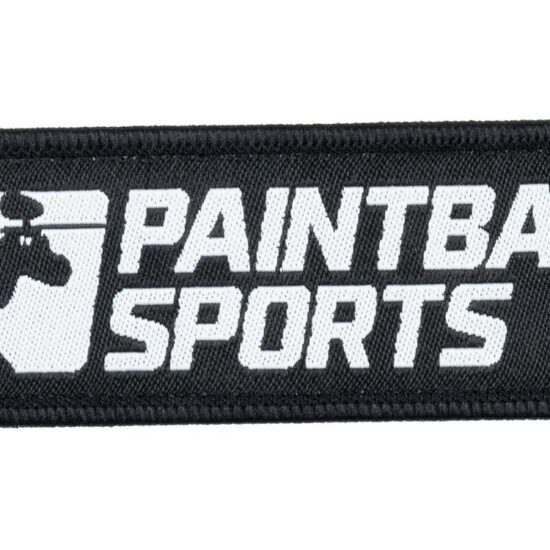 Paintball_Sports_Schluesselanhaenger_mit_Logo_schwarz_weiss_close-jpg