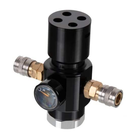 PowAir_V1_DUAL_Airsoft_HPA_Regulator_mit_Schlauchsystem_0_230_PSI_mit_2_Schlaeuchen