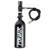 PowAir Airsoft HPA Set mit HPA System, V1 Regulator & Schlauch (Basic) - 200 Bar