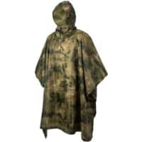 Premium Rip-Stop Regenponcho in Tarnfarbe (FG Camo / Forrest Green)