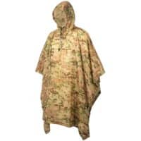 Premium Rip-Stop Regenponcho in Tarnfarbe (Multicam)