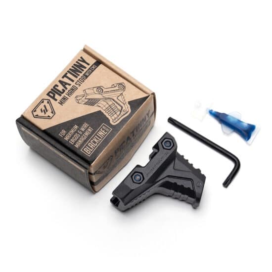 Strike_Industries_CMS_Handstop_fuer_20mm_weaverrail_FDE_package-jpg
